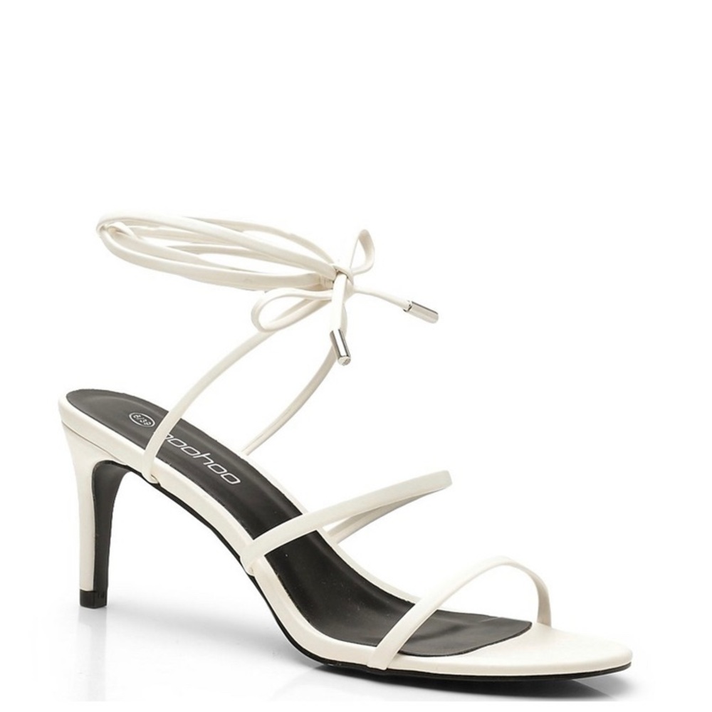 Skinny Strap Low Heel